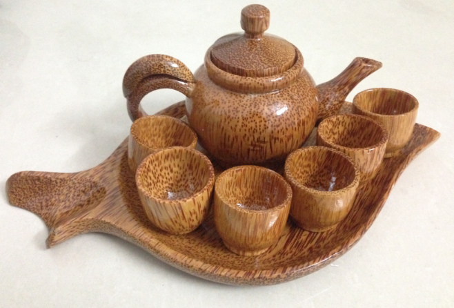 Coconut Wood Tea Cup