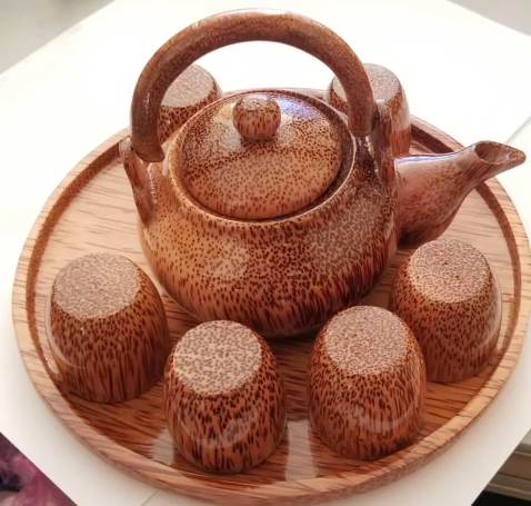 Coconut Wood Tea Cup