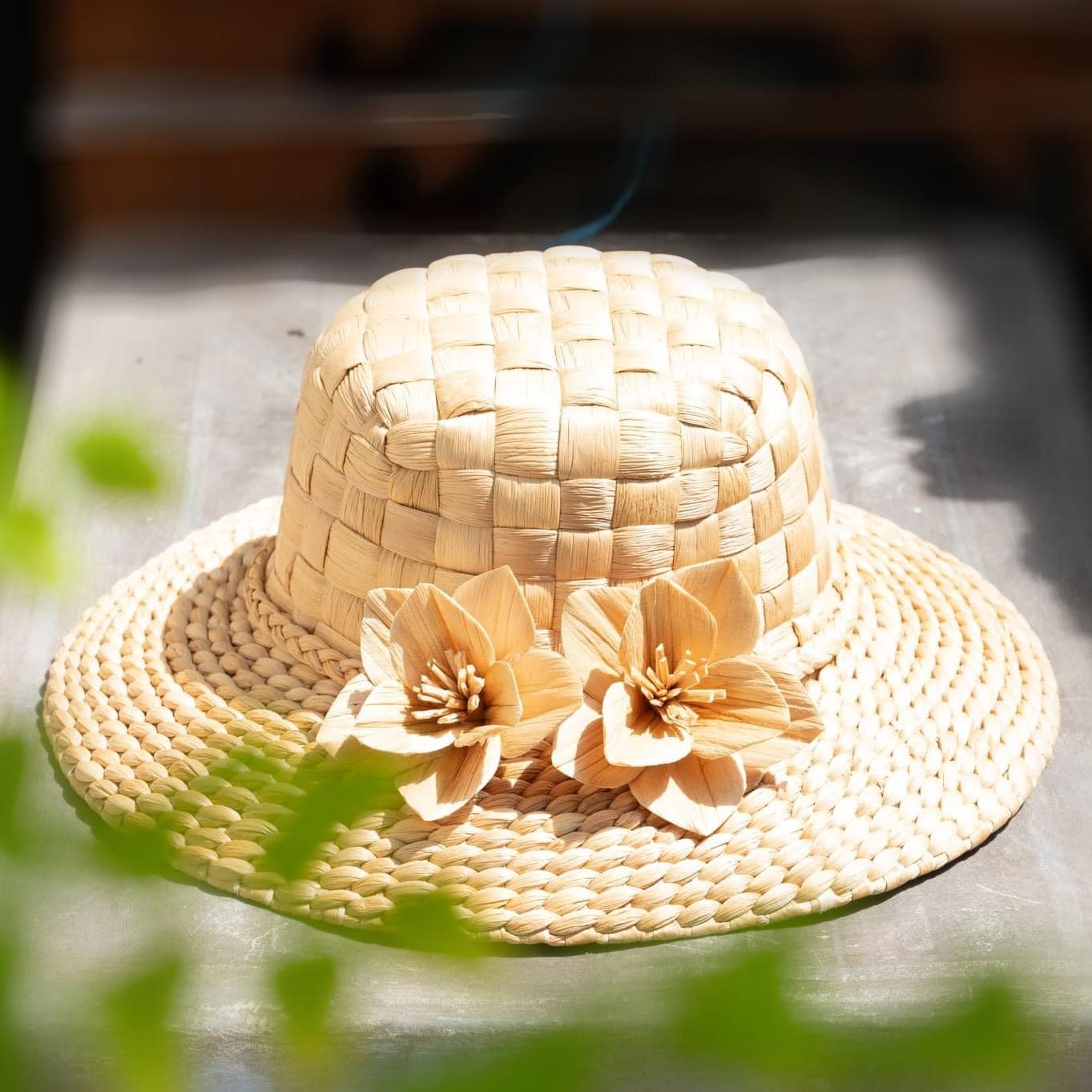 Water Hyacinth Hat