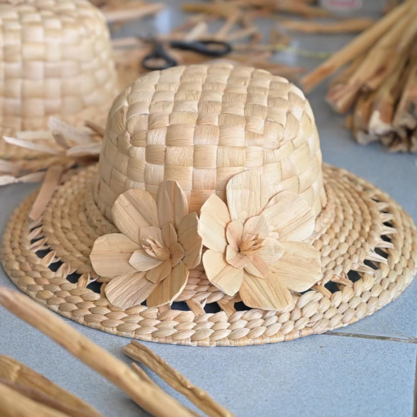 Water Hyacinth Hat