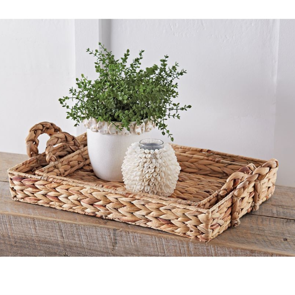 Water Hyacinth Basket & Tray