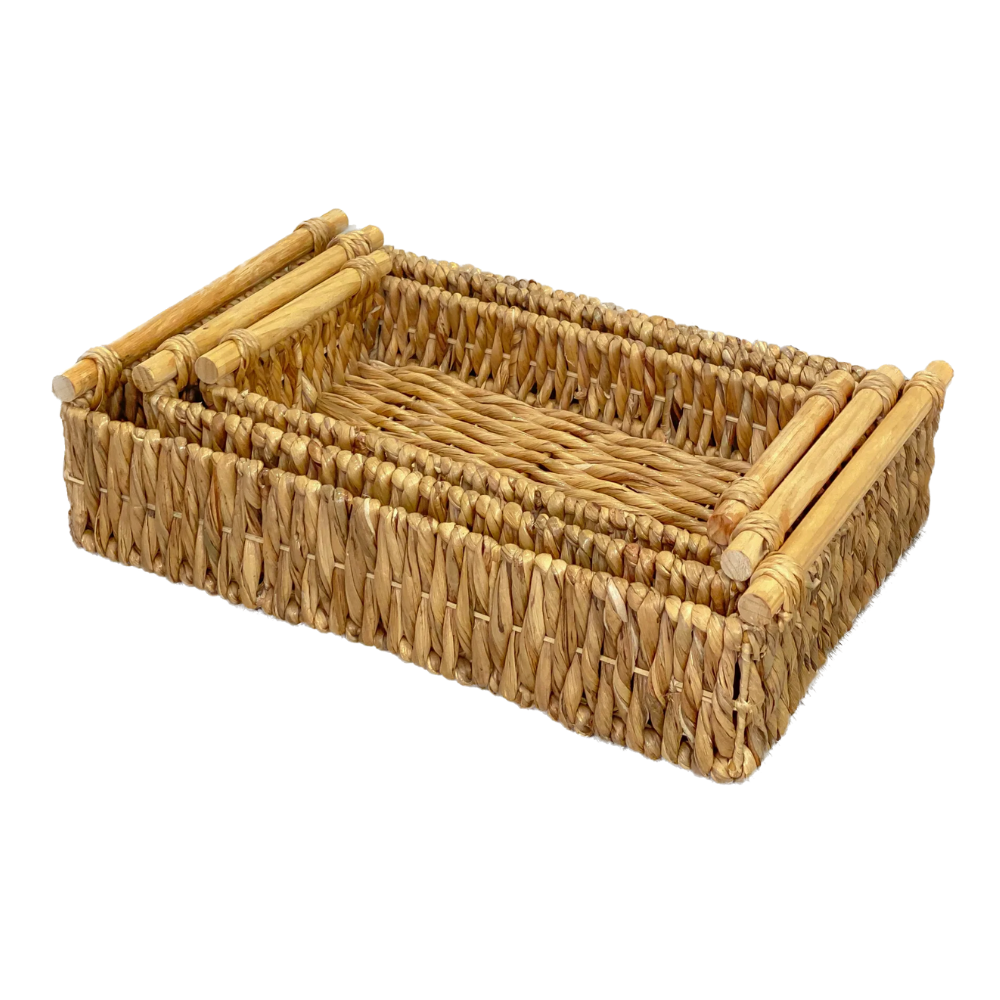 Water Hyacinth Basket & Tray