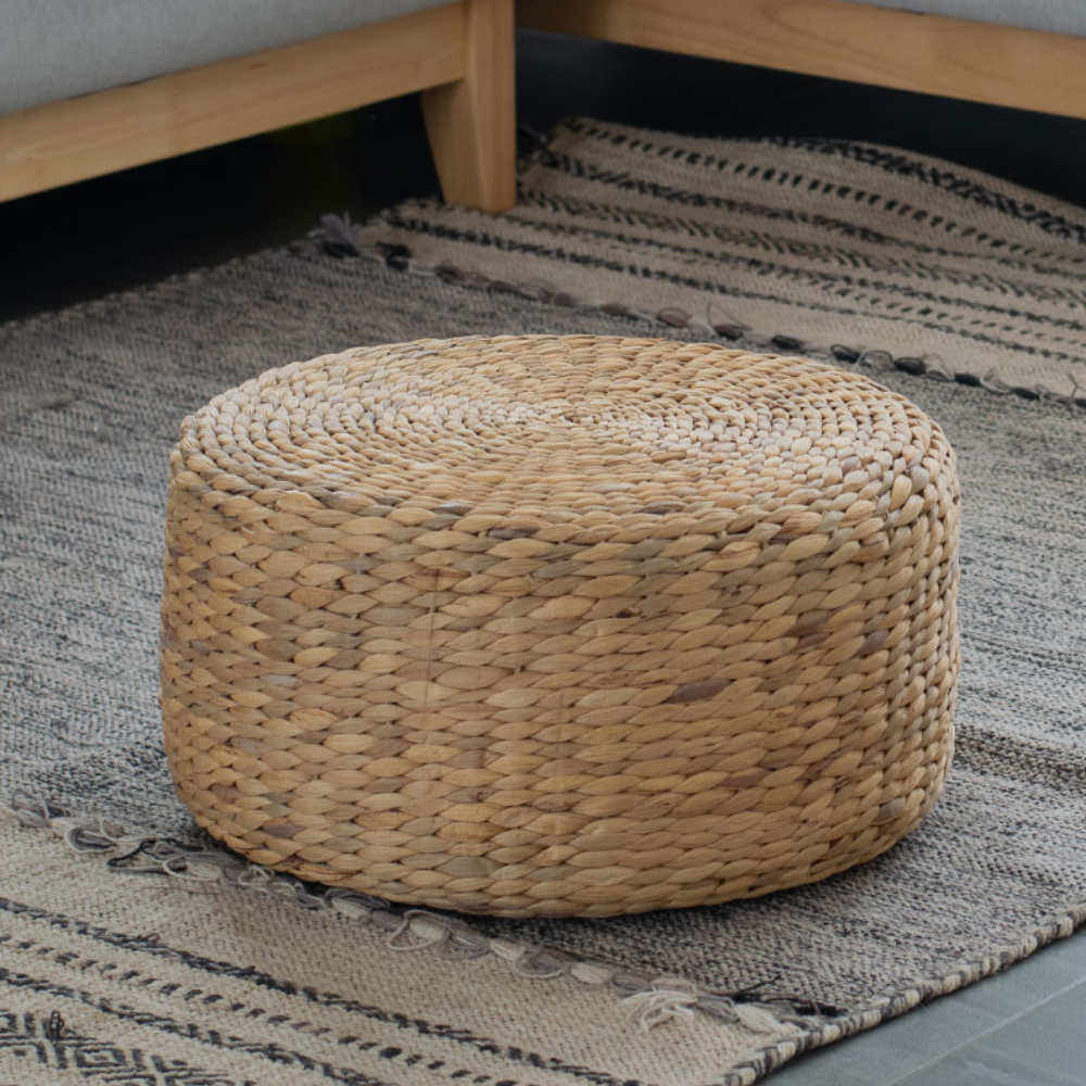 Water Hyacinth Ottoman - Cushion